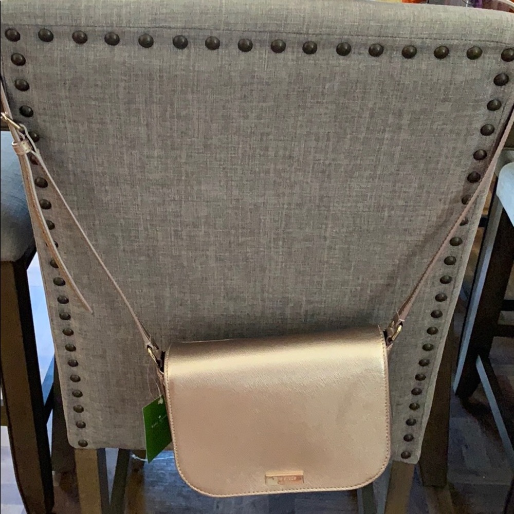 Kate Spade Rosegold ! Large carsen bag!